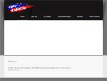 Tablet Screenshot of euroshuttle.ch